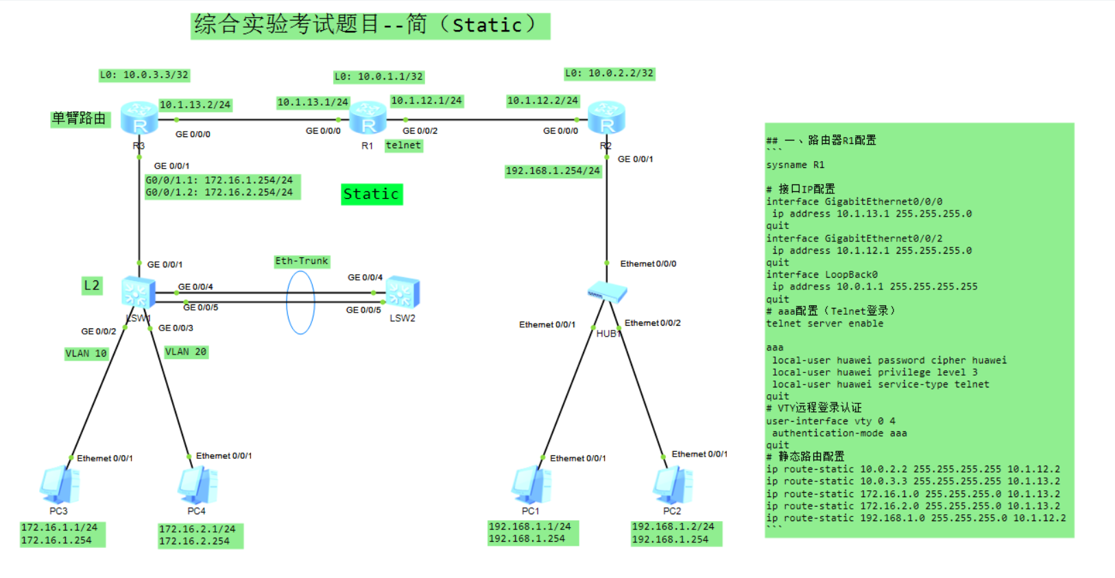 综合实验考试题目--简(Static)1